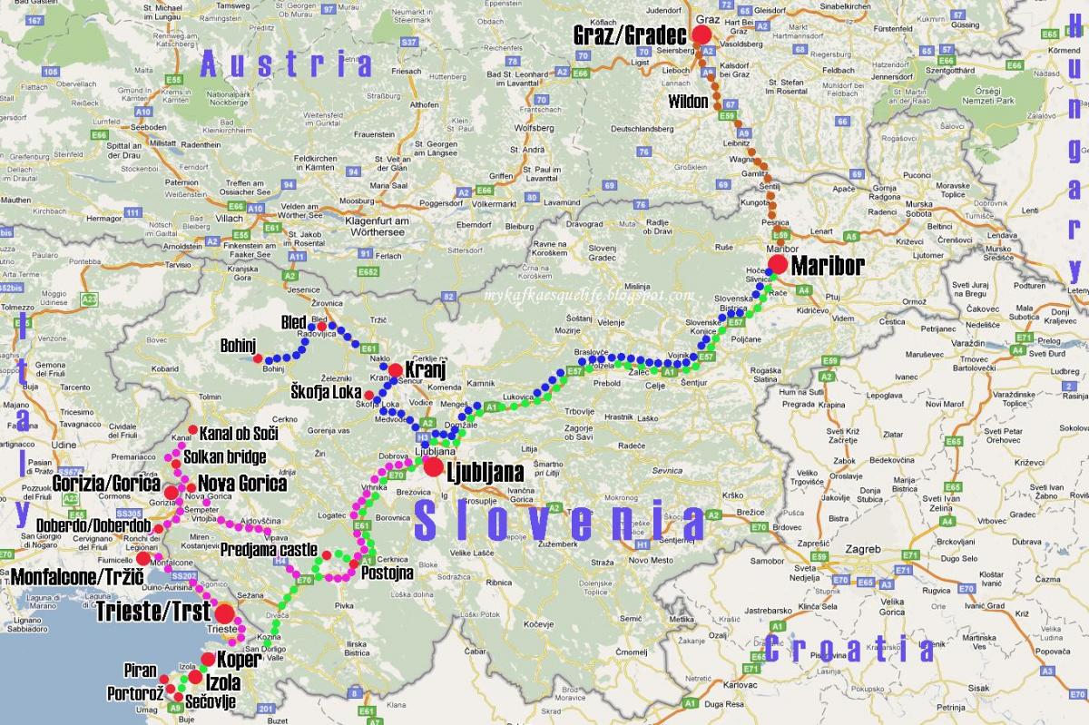 koper порта Словенија мапа