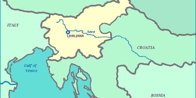 Карта на Словенечкиот брег