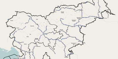 Словенија воз мапа
