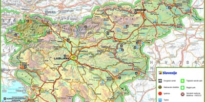 Карта на Словенија патот