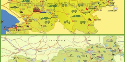 Словенија патна мапа