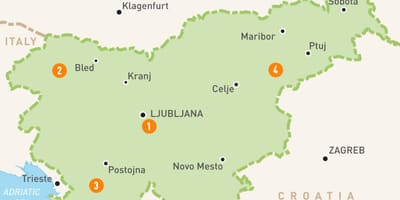Карта на novo mesto Словенија