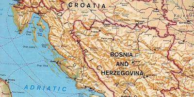 Мапата покажувајќи Словенија